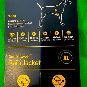 New with tags rough wear rain jacket size XL